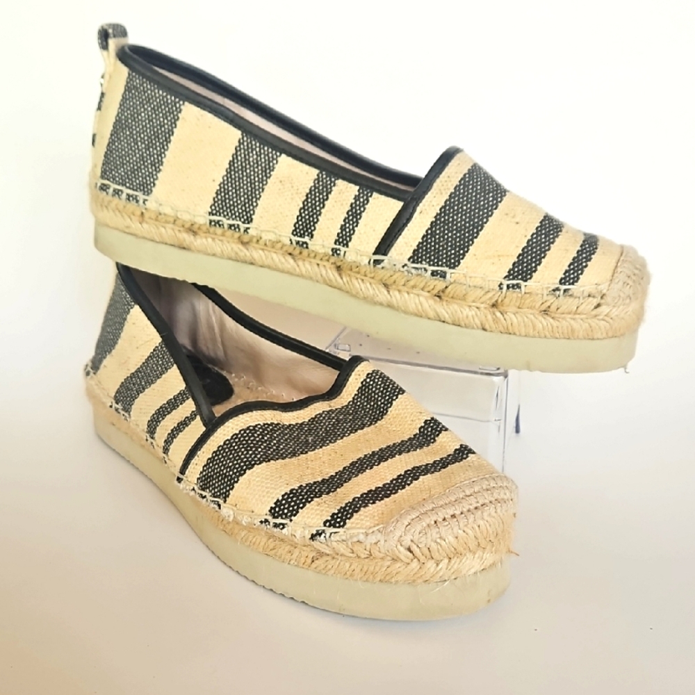 Vince Camuto Striped Espadrille Flats